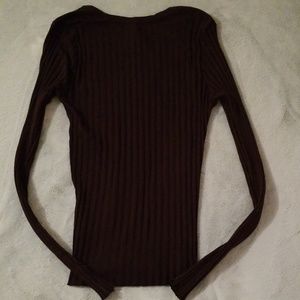 Black shirt with vertical lines